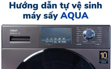 Cach Ve Sinh Bao Duong May Say Aqua