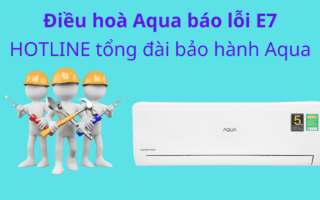 Máy lạnh Aqua báo lỗi E7