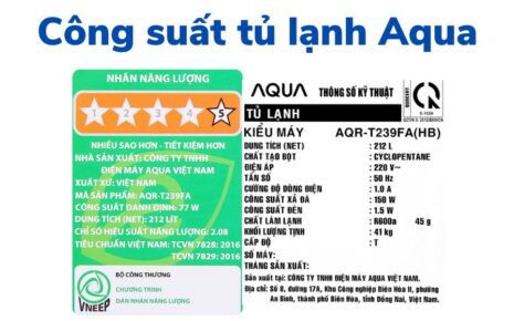 Cong Suat Tu Lanh Aqua