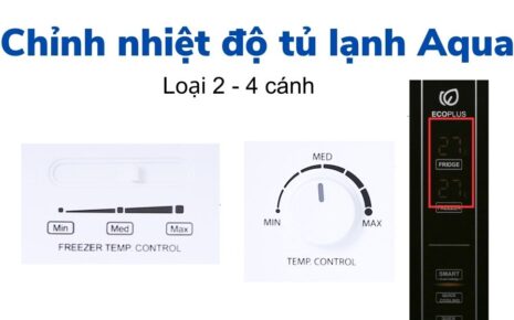 Cach Chinh Nhiet Do Tu Lanh Aqua