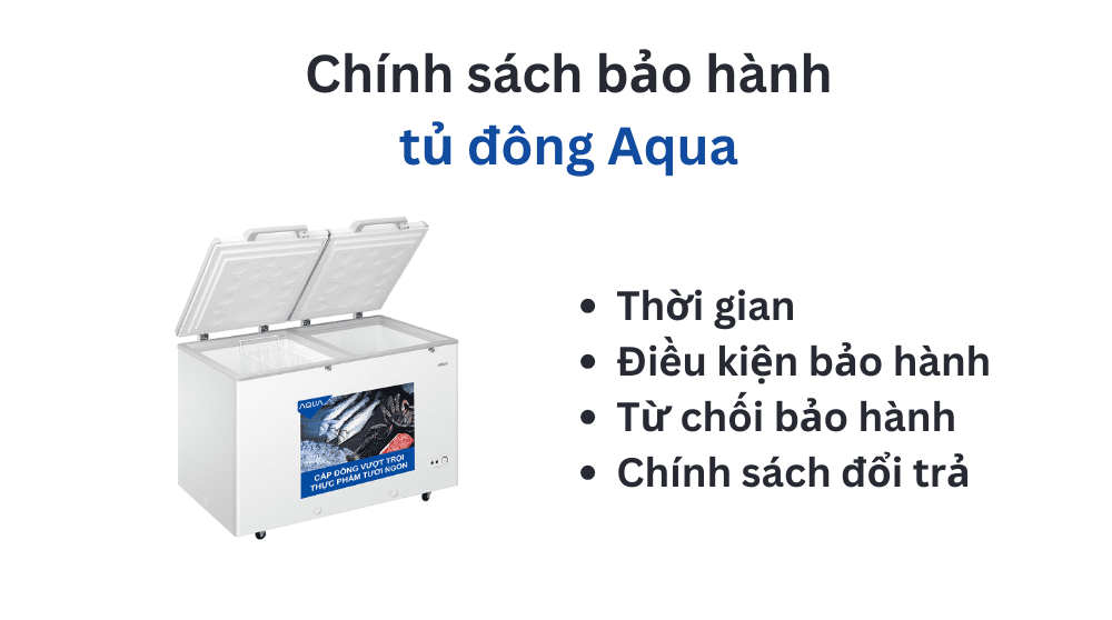 Chính sách bảo hành tủ đông Aqua