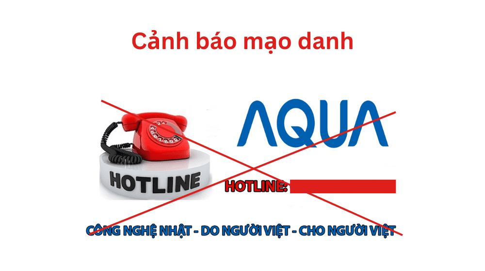 mạo danh trung tâm bảo hành Aqua
