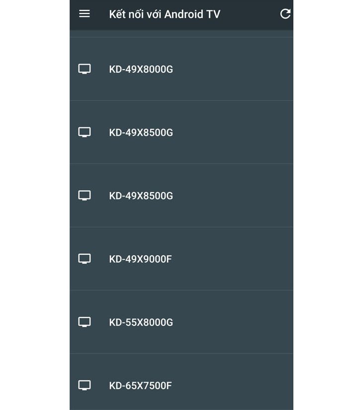 kết nối điện thoại với tivi Aqua bằng Android TV Remote Control