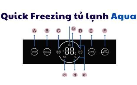 Chế độ Quick Freezing trên tủ lạnh Aqua