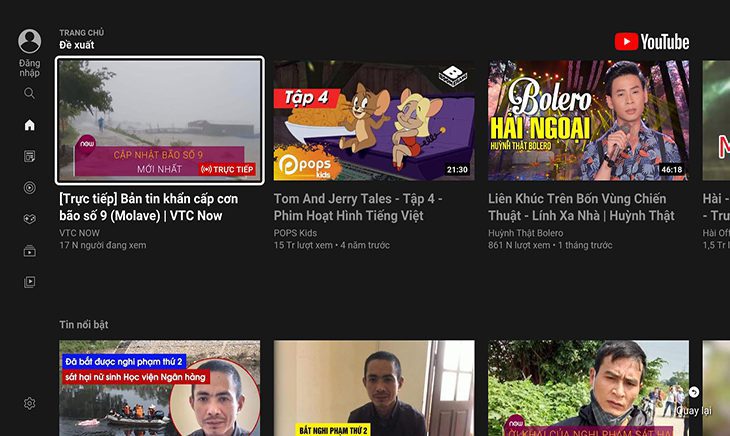 Kết quả hiển thị lệnh giọng nói