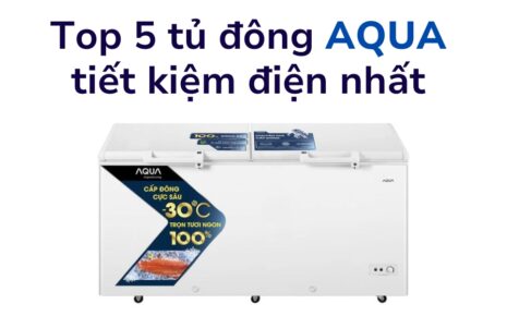 Tổng hợp 5 mẫu tủ đông AQUA tiết kiệm điện