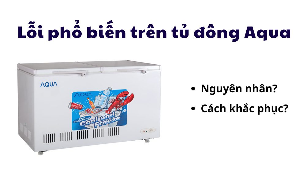các lỗi thường gặp trên tủ đông Aqua