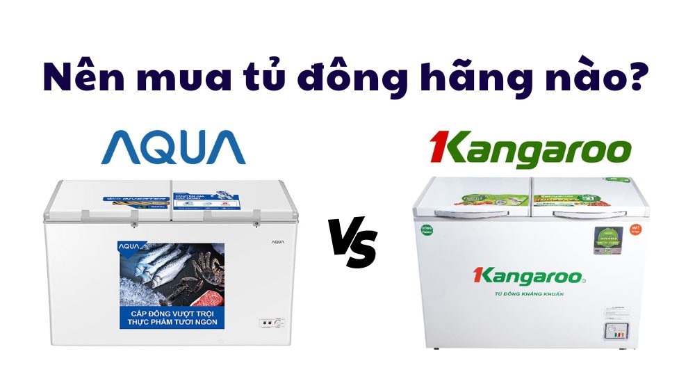so sánh tủ đông Aqua và Kangaroo