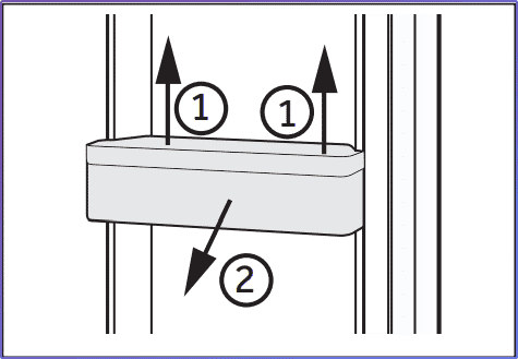Tháo/lắp các kệ cửa tủ lạnh Aqua