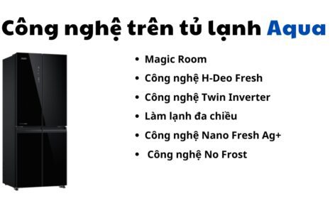 công nghệ nổi bật tủ lạnh Aqua