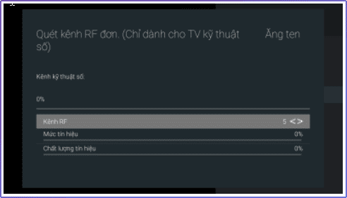 Quét kênh RF đơn