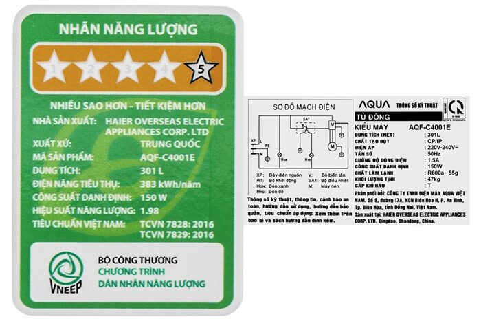 Tủ lạnh AQR-D99FA(BS) 212L